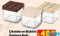 ÇİKOLATA VE BİSKÜVİ SAKLAMA KABI ÇİKOLATA VE BİSKÜVİ SAKLAMA KABI